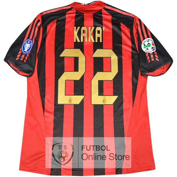 Retro Camiseta kaka AC Milan 2005 2006 Manga Larga Primera