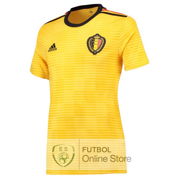 Camiseta Belgica Mujer 2018 Segunda