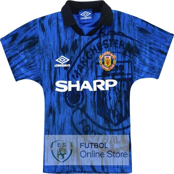 Retro Camiseta Manchester United 1992 1993 Segunda