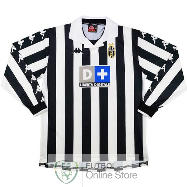 Retro Camiseta Juventus 1999/2000 Manga Larga Primera