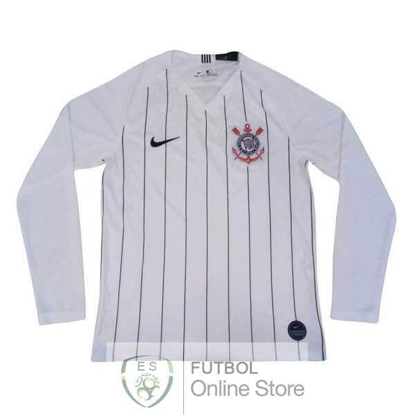 Camiseta Corinthians Paulista 19/2020 Manga Larga Primera