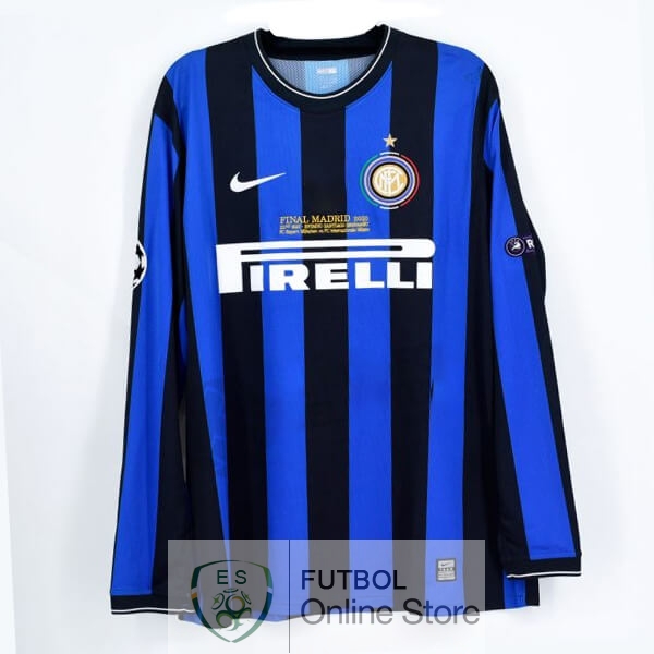 Retro Camiseta Inter Milan 2009 2010 Manga Larga Primera