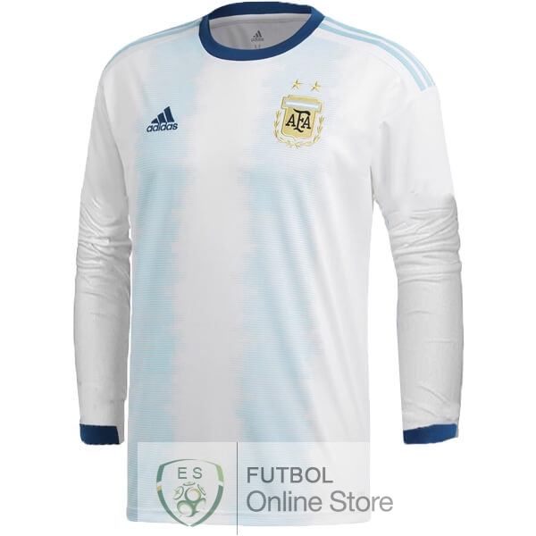 Camiseta Argentina 2019 Manga Larga Primera