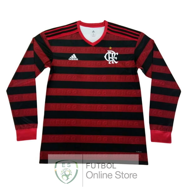 Camiseta Flamengo 19/2020 Manga Larga Primera