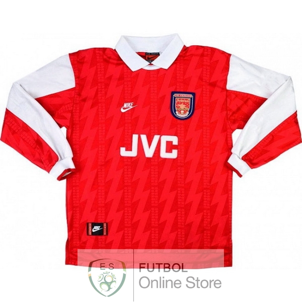 Retro Camiseta Arsenal 1994 1995 Manga Larga Primera