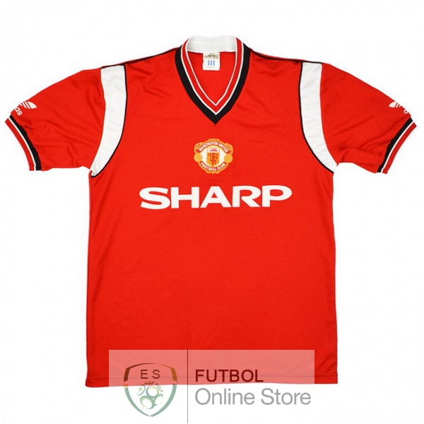 Retro Camiseta Manchester United 1984 1986 Primera