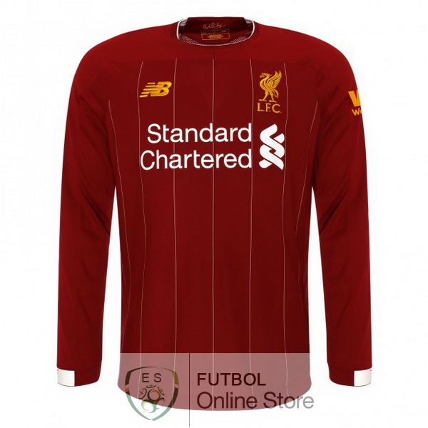 Camiseta Liverpool 19/2020 Manga Larga Primera