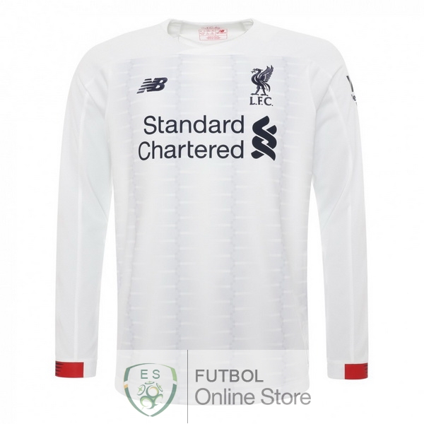 Camiseta Liverpool 19/2020 Manga Larga Segunda