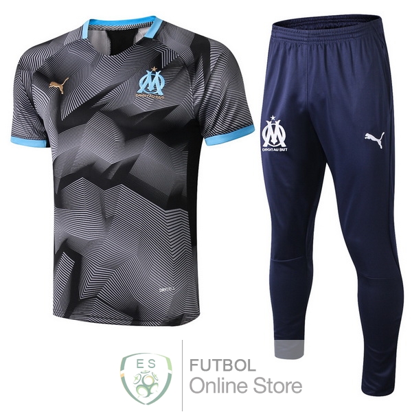 Entrenamiento Marsella Conjunto Completo Gris Marino 18/2019 Entrenamiento Marsella Conjunto Completo Gris Marino 18/2019