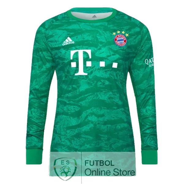 Camiseta Bayern Munich 18/2019 Manga Larga Portero Verde