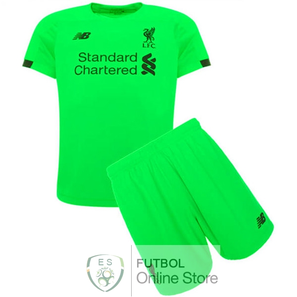 Camiseta Portero Liverpool Ninos 19/2020 Verde