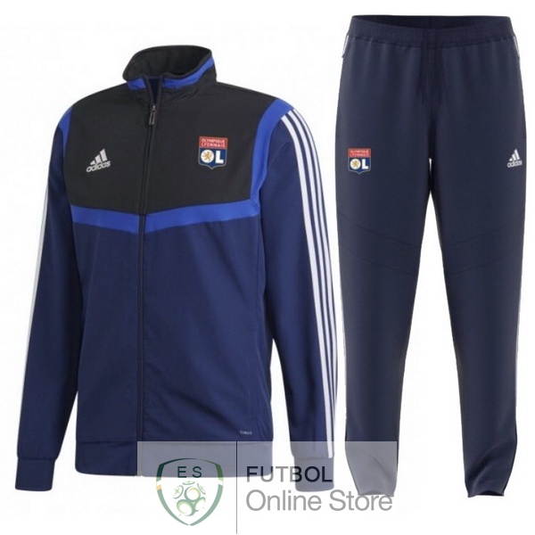2019/20 Azul Chaqueta Ensemble Complet Lyon 2019/20 Azul Chaqueta Ensemble Complet Lyon