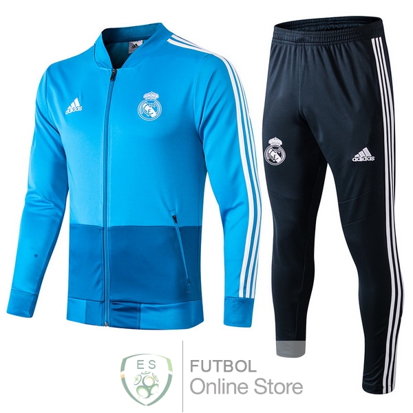 2019/20 Azul Negro Chaqueta Ensemble Complet Real Madrid 2019/20 Azul Negro Chaqueta Ensemble Complet Real Madrid
