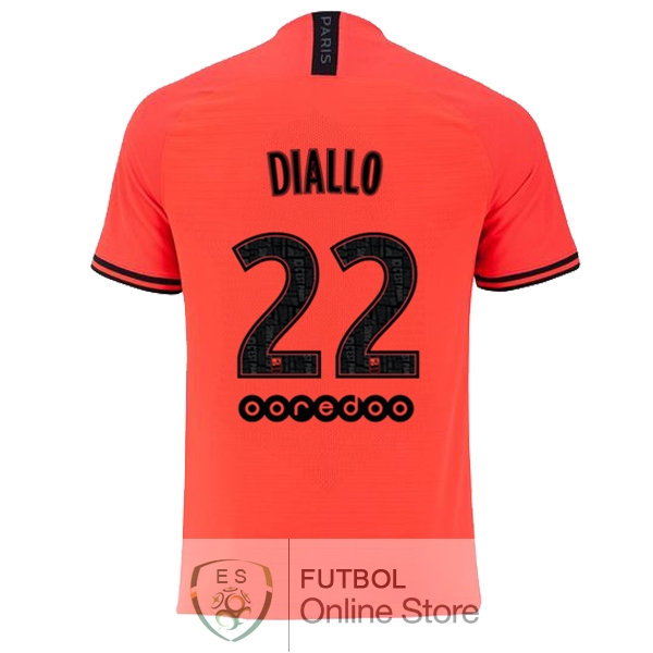 Camiseta Diallo Paris Saint Germain 19/2020 Segunda