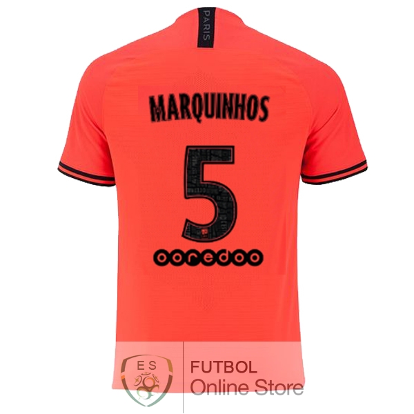 Camiseta Marquinhos Paris Saint Germain 19/2020 Segunda