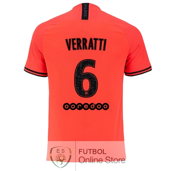 Camiseta Verratti Paris Saint Germain 19/2020 Segunda