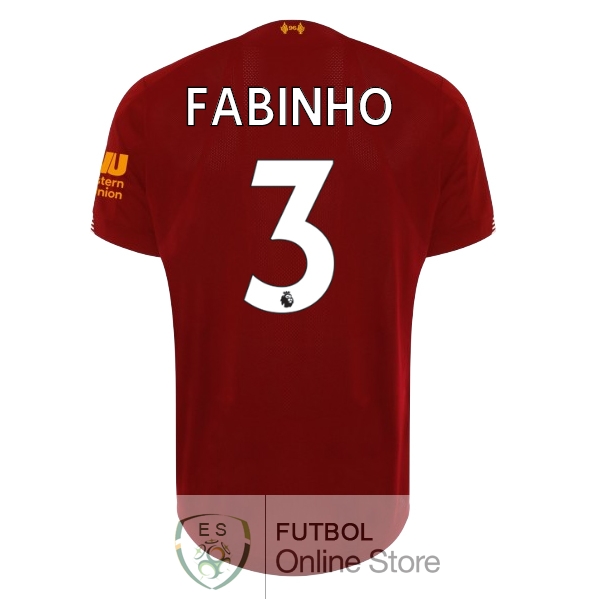 Camiseta Fabinho Liverpool 19/2020 Primera