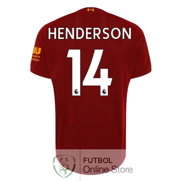 Camiseta Henderson Liverpool 19/2020 Primera