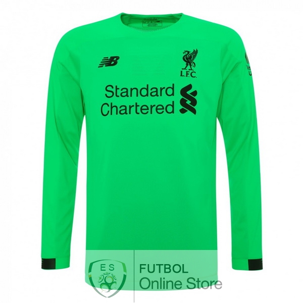 Camiseta Liverpool 19/2020 Manga Larga Portero Verde