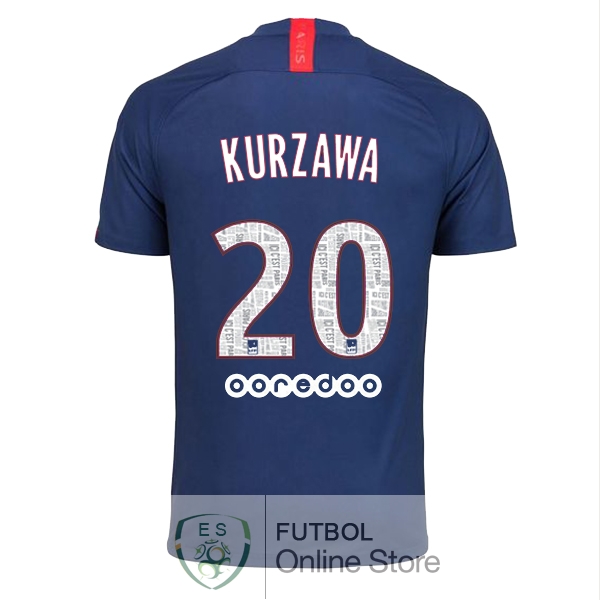 Camiseta Kurzawa Paris Saint Germain 19/2020 Primera