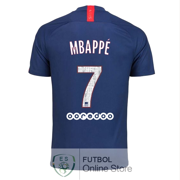 Camiseta Mbappe Paris Saint Germain 19/2020 Primera