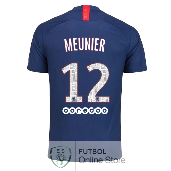 Camiseta Meunier Paris Saint Germain 19/2020 Primera