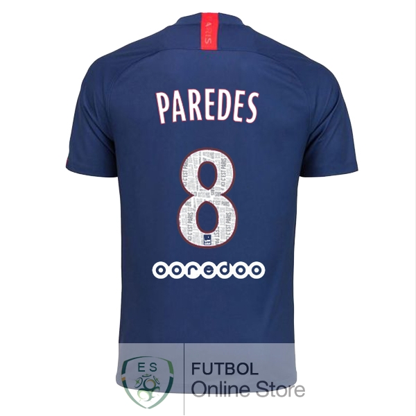 Camiseta Paredes Paris Saint Germain 19/2020 Primera