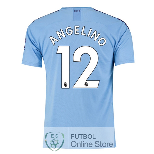 Camiseta Angelino Manchester city 19/2020 Primera