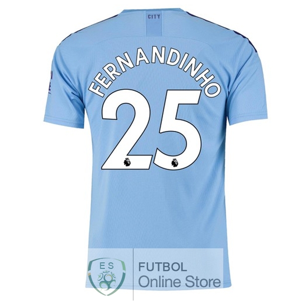Camiseta Fernandinho Manchester city 19/2020 Primera