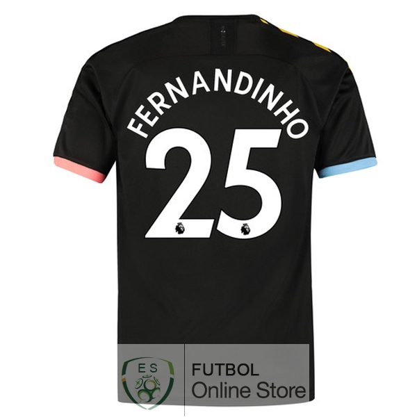 Camiseta Fernandinho Manchester city 19/2020 Segunda