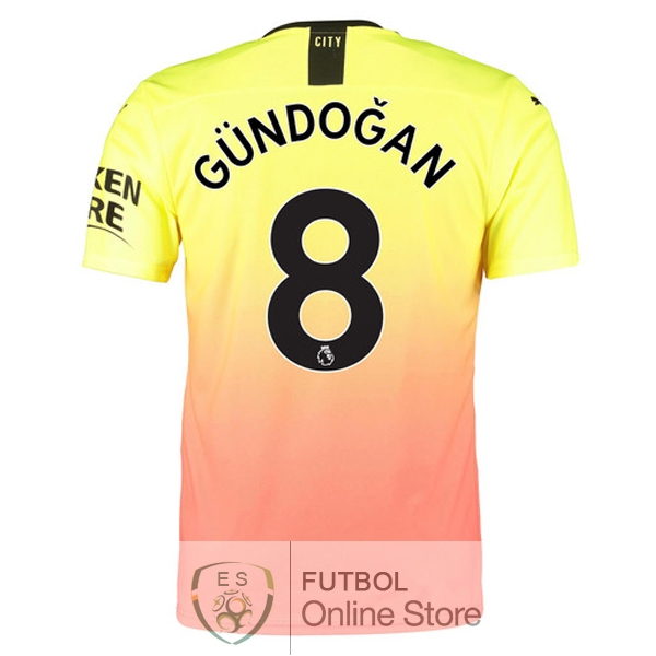 Camiseta Gundogan Manchester city 19/2020 Tercera