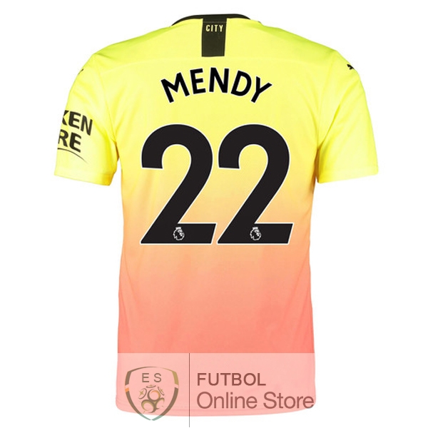 Camiseta Mendy Manchester city 19/2020 Tercera