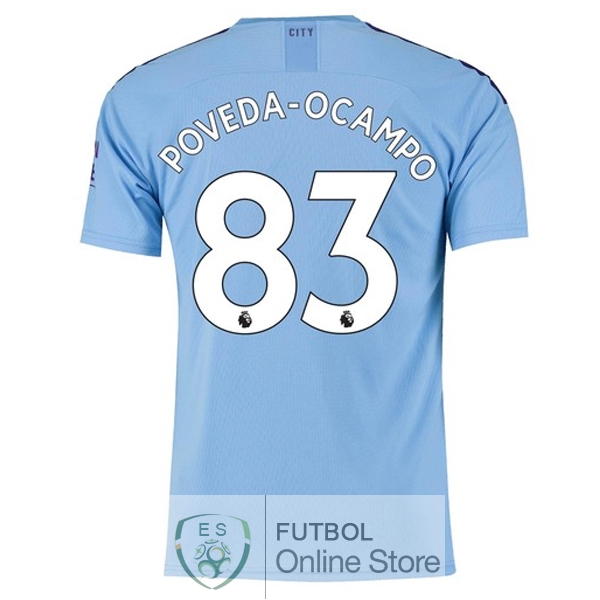 Camiseta Poveda Manchester city 19/2020 Primera