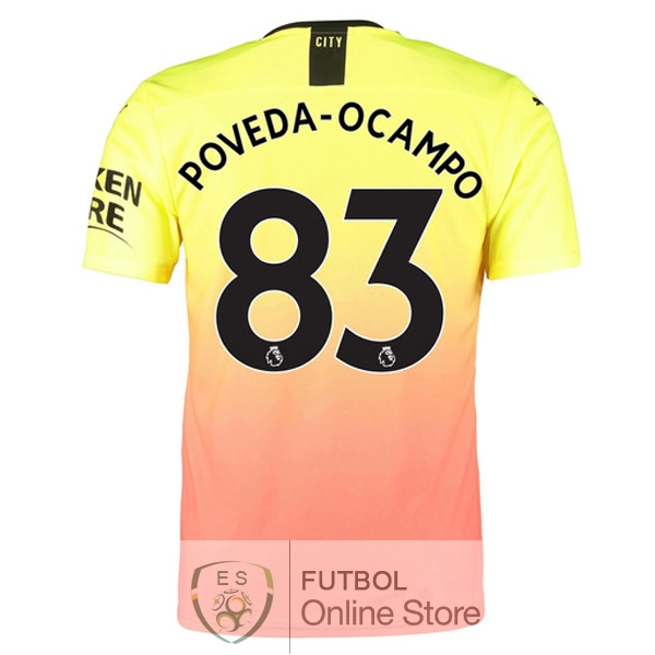 Camiseta Poveda Manchester city 19/2020 Tercera