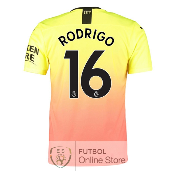 Camiseta Rodrigo Manchester city 19/2020 Tercera