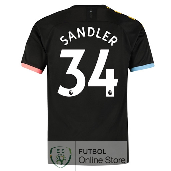 Camiseta Sandler Manchester city 19/2020 Segunda