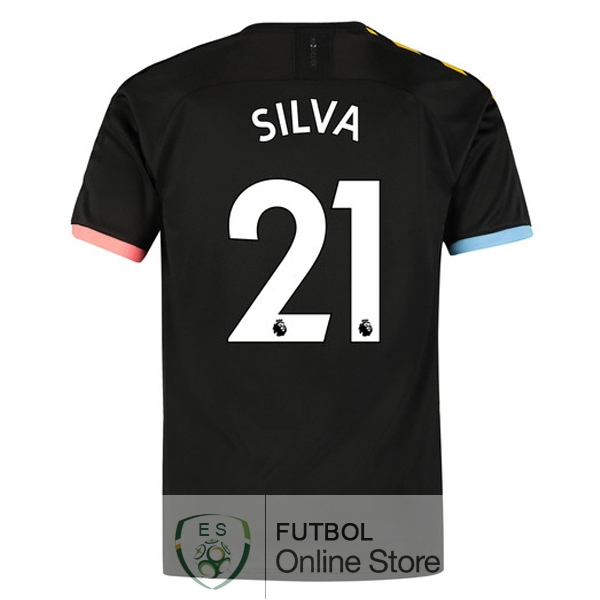 Camiseta Silva Manchester city 19/2020 Segunda