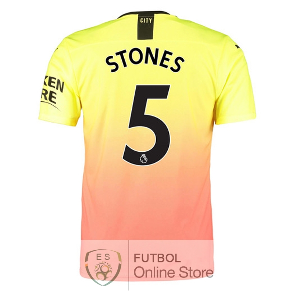 Camiseta Stones Manchester city 19/2020 Tercera