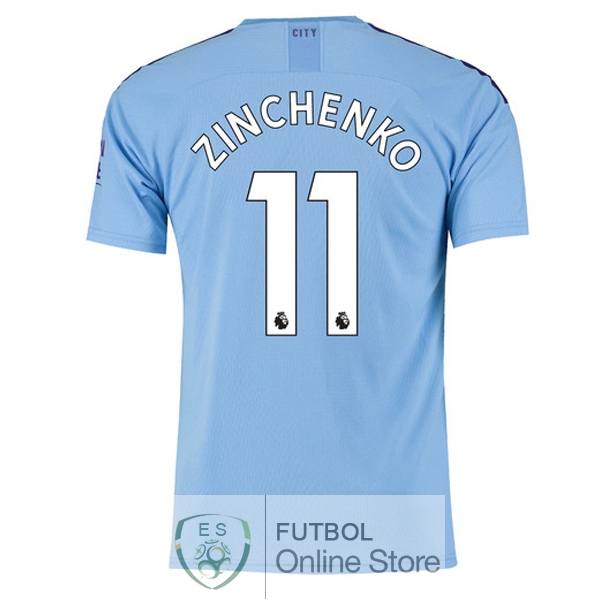 Camiseta Zinchenko Manchester city 19/2020 Primera