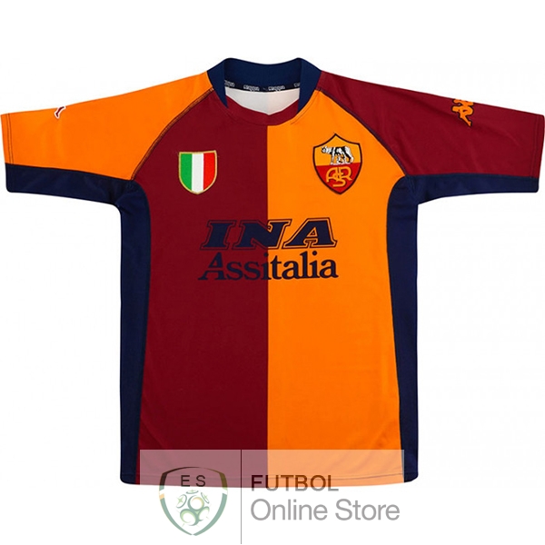 Retro Camiseta As Roma 2001 2002 Primera