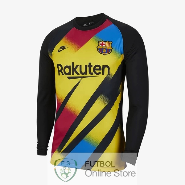 Camiseta Barcelona 19/2020 Manga Larga Portero Amarillo