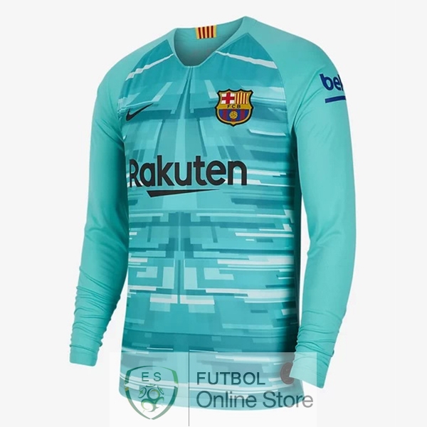 Camiseta Barcelona 19/2020 Manga Larga Portero Verde