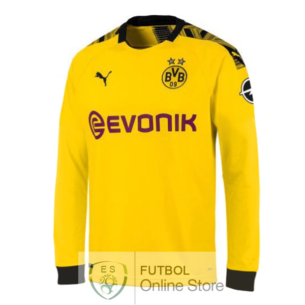 Camiseta Borussia Dortmund 19/2020 Manga Larga Primera