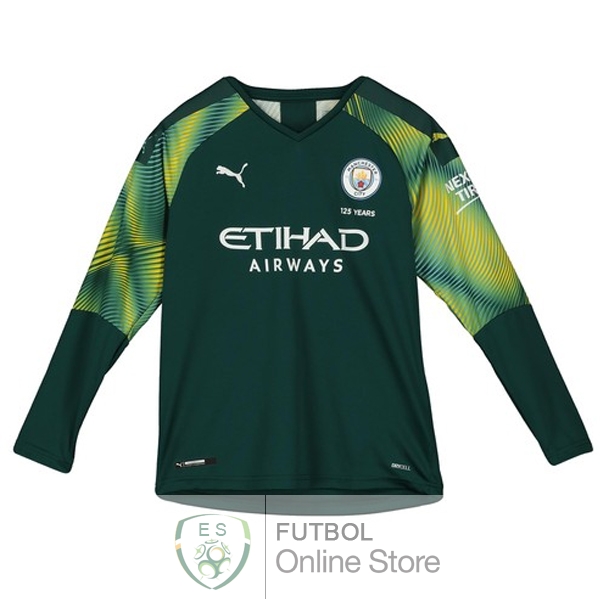 Camiseta Manchester city 19/2020 Manga Larga Portero Primera