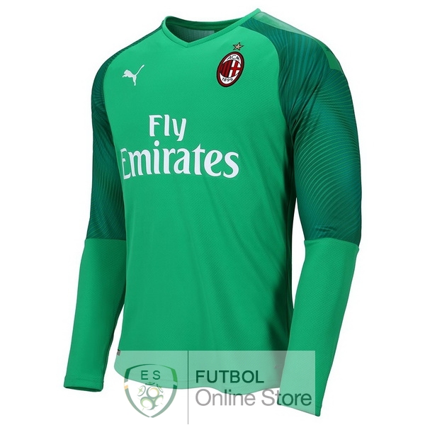 Camiseta AC Milan 19/2020 Manga Larga Portero Verde