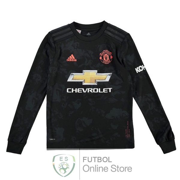 Camiseta Manchester United 19/2020 Manga Larga Tercera