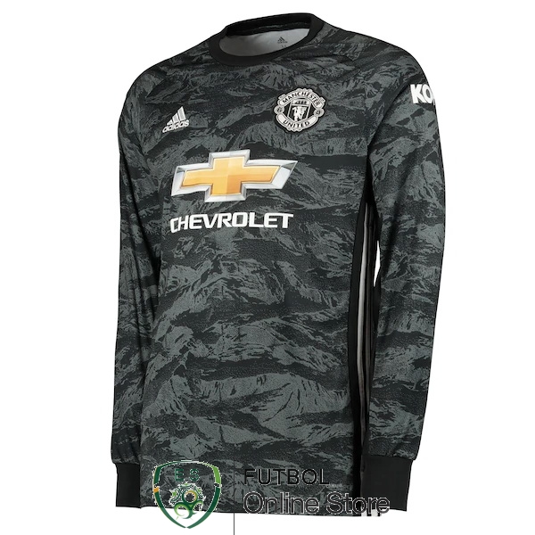 Camiseta Manchester United 19/2020 Manga Larga Portero Gris