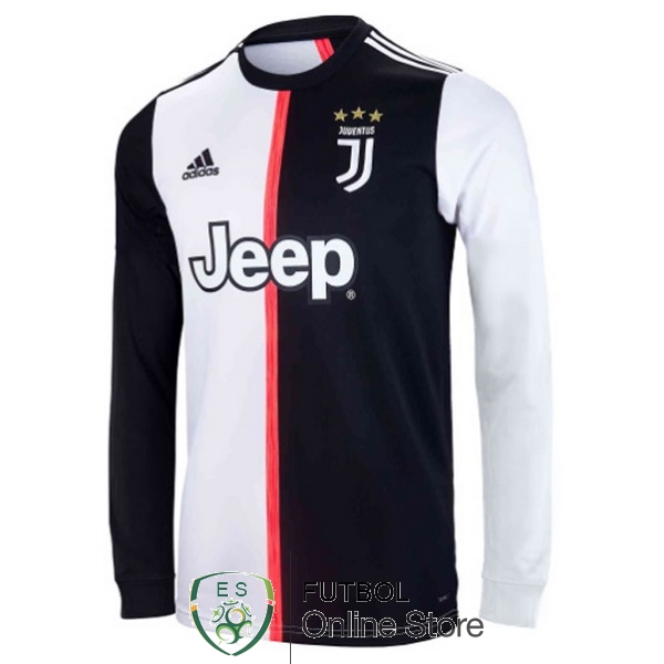 Camiseta Juventus 19/2020 Manga Larga Primera