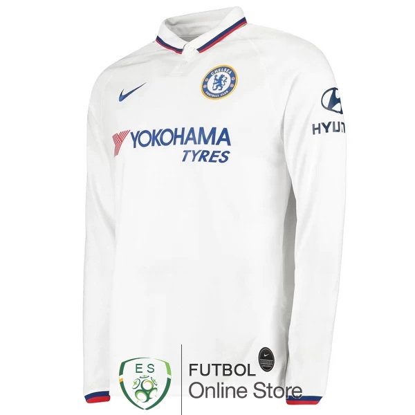 Camiseta Chelsea 19/2020 Manga Larga Segunda