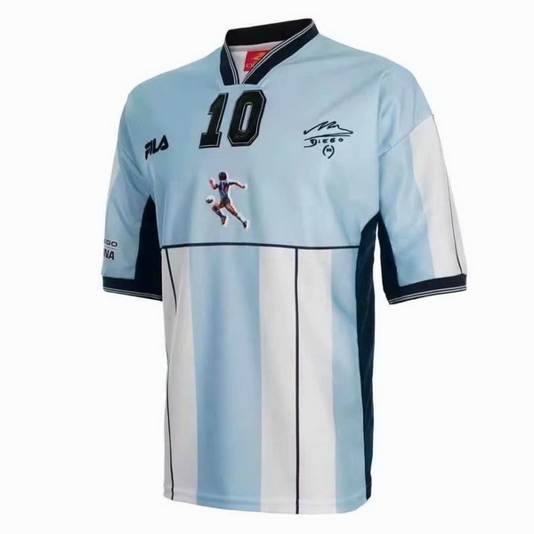 Camiseta Argentina Maradona Retro 2001 Primera